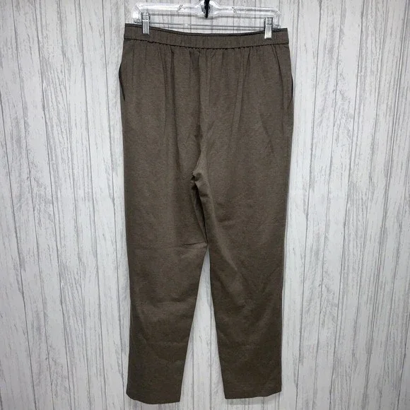 Womens Size M Lafayette 148 Pull On Trouser Pants Brown EUC - Picture 3 of 5